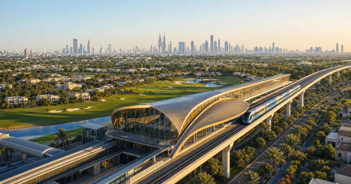 Etihad Rail Dubai Station: What Jumeirah Golf Estates Means for 2026 Property Buyers
